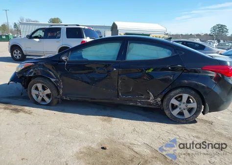 2013 Hyundai Elantra Gls из США, поврежденный, VIN KMHDH4AE3DU889771